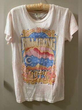Billabong Pink Graphic Tee